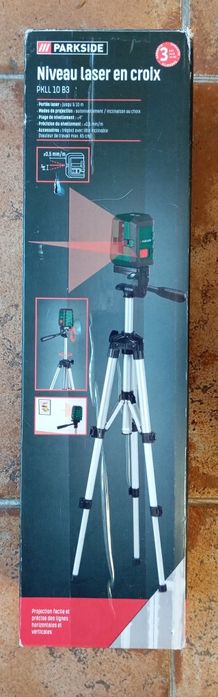 Laser de linhas cruzadas com tripé Parkside
