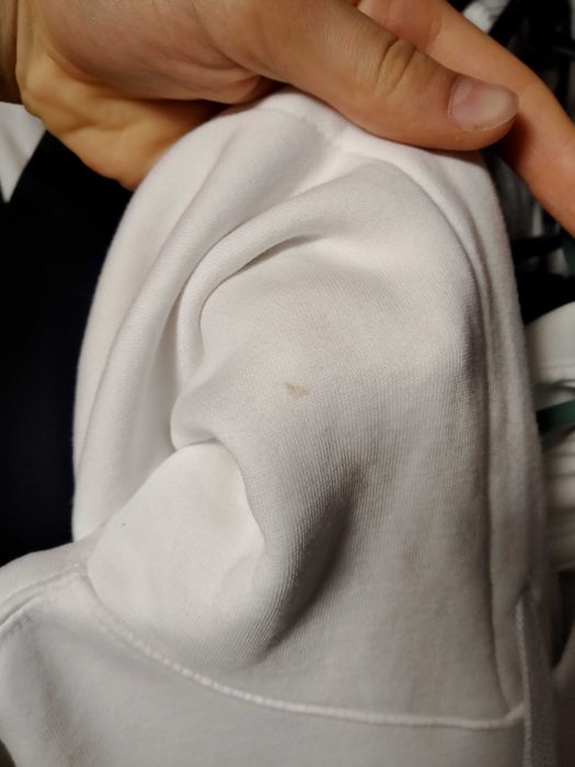 !Оригінал! Nike біла худі big red swoosh