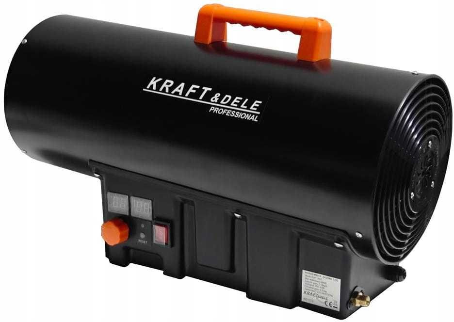 Nagrzewnica gazowa 40kW termostat reduktor LCD + wąż KD11701