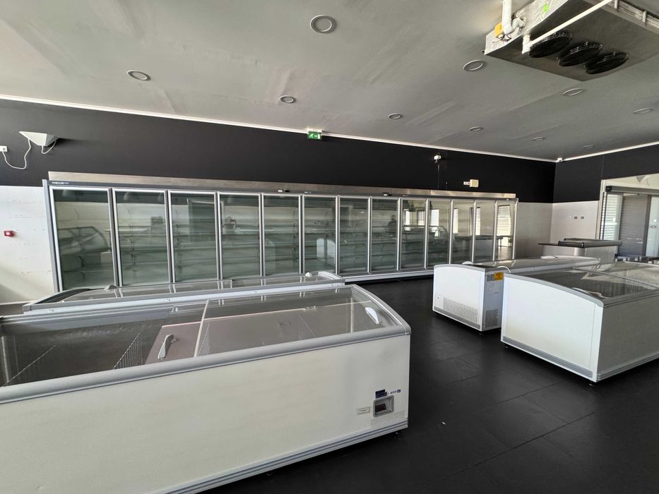 Arca de Congelação Profissional para Exposição - 10,35m x 1m x 2,2m