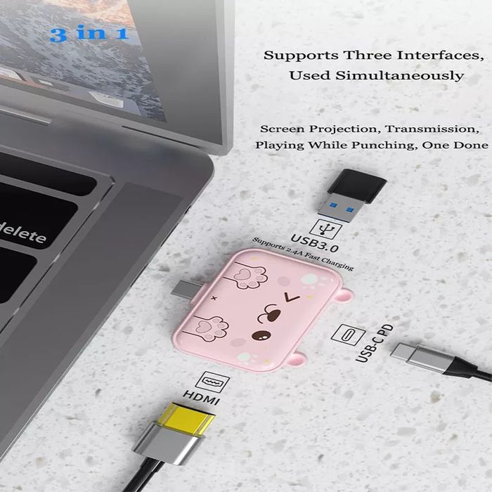 Переходник адаптер 3в1 юсб