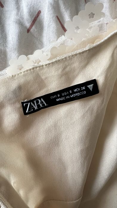 ZARA боди с паетками