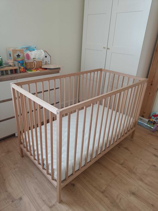 Łóżeczko singlar Ikea z materacem hilding dobranocka