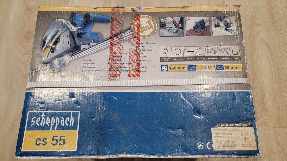 Заглибна пила для дерева Scheppach CS 55