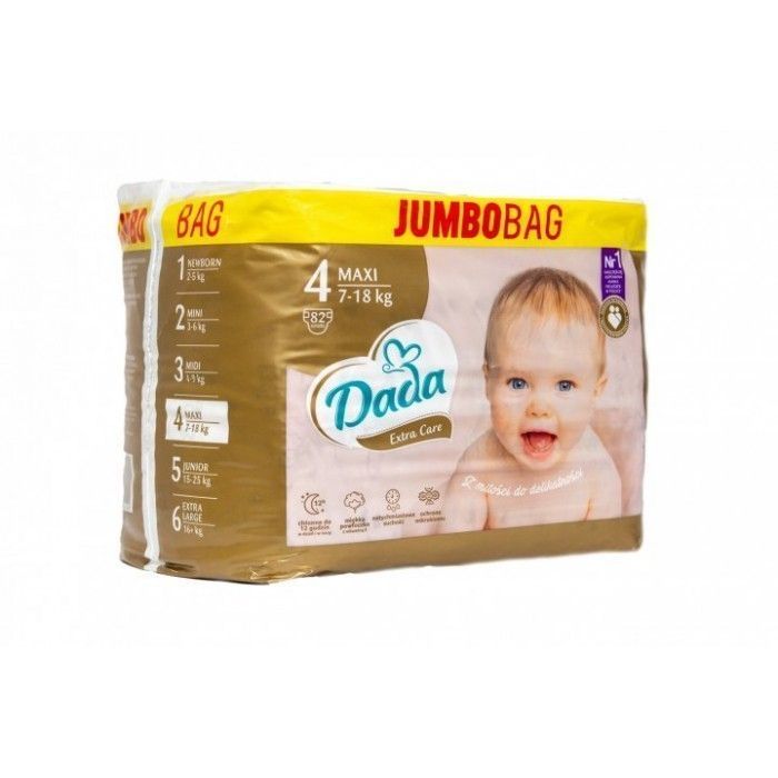 Підгузки Дада Dada Extra Soft 4 Maxi (7-18 кг), 82 шт