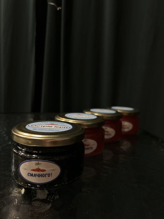 Набір червона ікра чорна горбуша кета лосось!