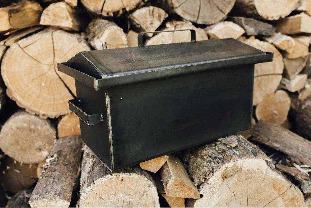 ‼️ Коптильня горячего копчения (коптилка).  Нержавейка/ черная сталь‼️