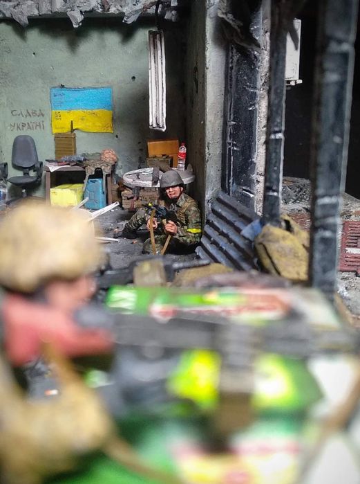 діорама, макет, фігурки (ЗСУ, НГУ) подарунок, сувенір