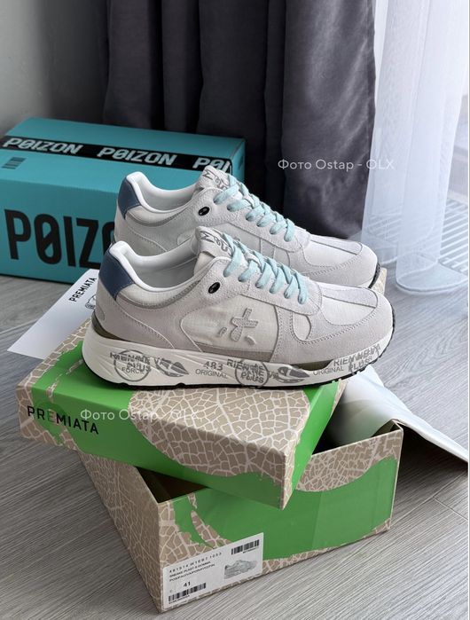 Premiata lander white blue (NEW IN BOX)
