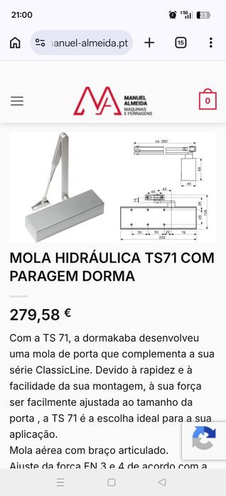 Molas para portas