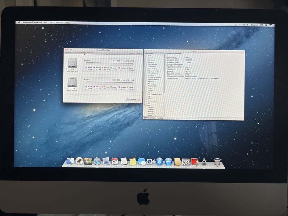 iMac 21,5” Late 2012 | Intel Core i5 | 16 GB RAM | SSD 1 TB | Excelente Estado