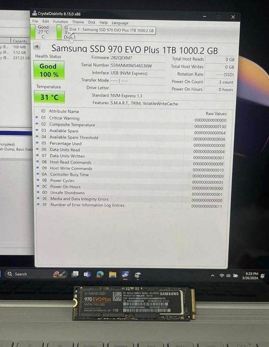 SSD 970 Evo Plus m.2  1TB