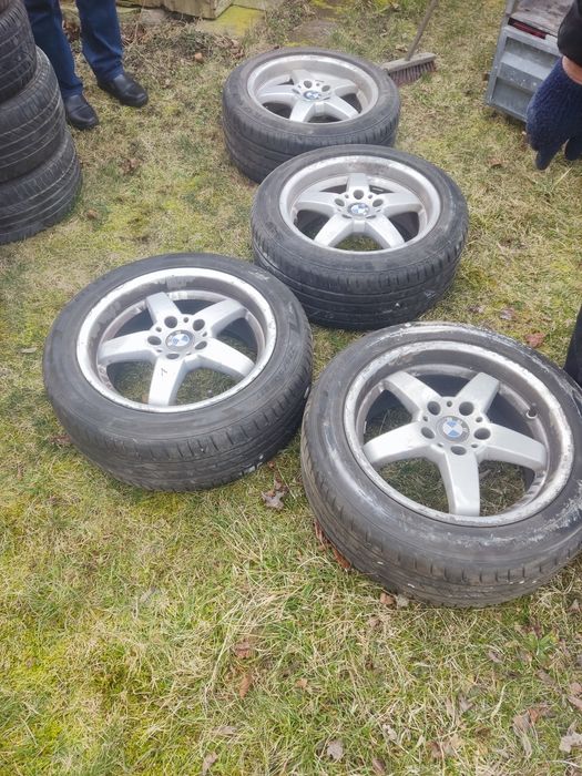 BMW E39 opony z felgami aluminiowe