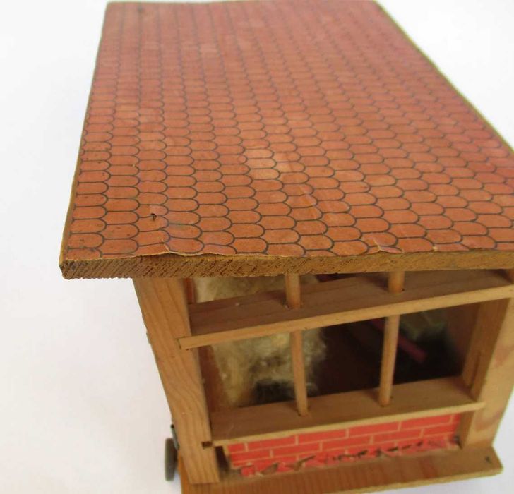 Antigo brinquedo Jaula com Urso