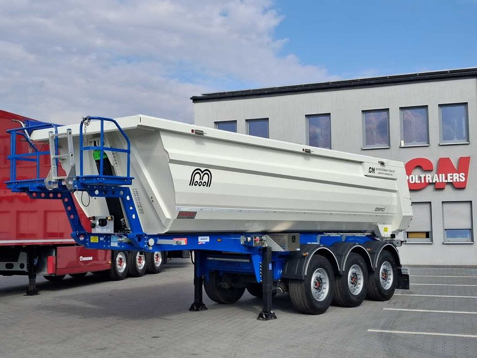 Wynajem naczepy wywrotki stalowa 27m3