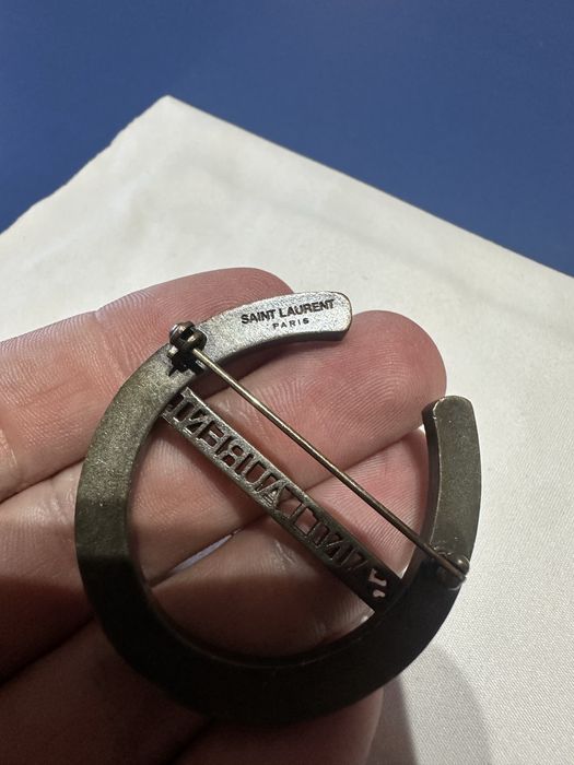 Broche Saint Laurent Paris — Ferradura com Cristais