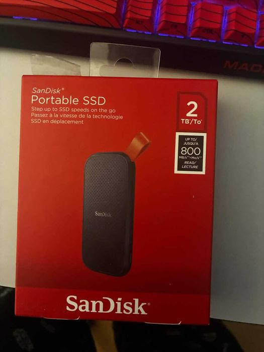SSD Portátil SanDisk 2TB USB-C (800MB/s) - Como Novo