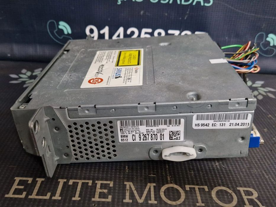 Rádio usado BMW SERIE 5 F10 F11 926787001 NAVEGAÇÃO CD