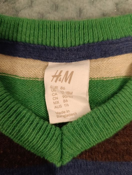 Sweterek H&M nowy bez metki, 10% wełny