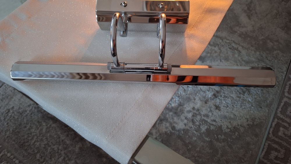 Kinkiet led chrom. 2 sztuki