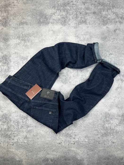 Джинси Loro Piana сині чоловічі джинси лоро піана сині чоловічі