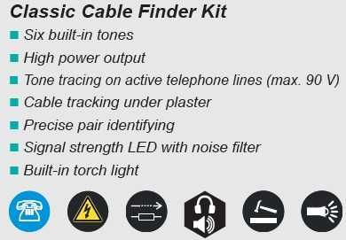 LOCALIZADOR DE FIOS KURTH KE301