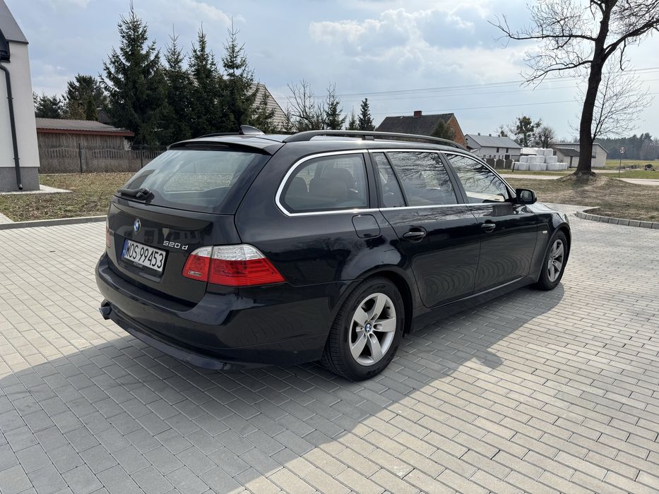 BMW E61 520d 177 KM | 2008 r. | KOMFORTY HUD Soft Close | Full opcji