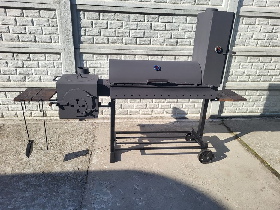 4мм! Усиление! Мангал Барбекю Коптильня / Печь под Казан