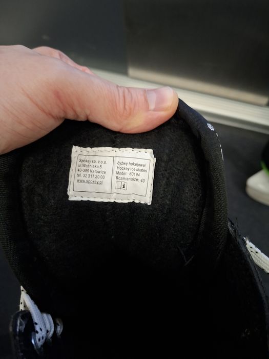 Łyżwy hojejowe 43 spokey