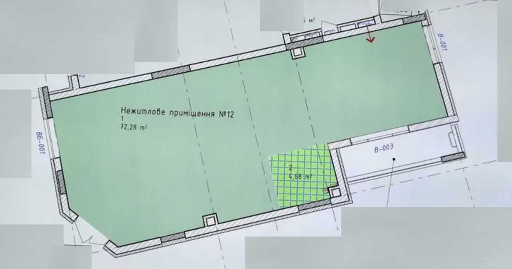 Оренда комерційного приміщення 77 м², ЖК Paradise Avenue, топова локація під бізнес