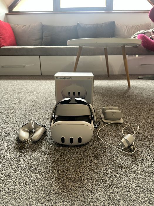 VR Headset: Meta Quest 3 512GB z BoboVR M3 Pro & 2 bateriami bobo vr