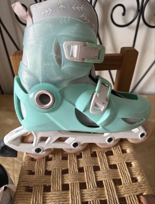 Patins em linha Oxelo, tamanho 34-36, 20€!
