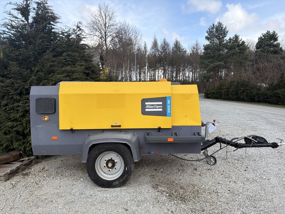 Kompresor sprężarka Atlas Copco XAVS 186 rok 2018