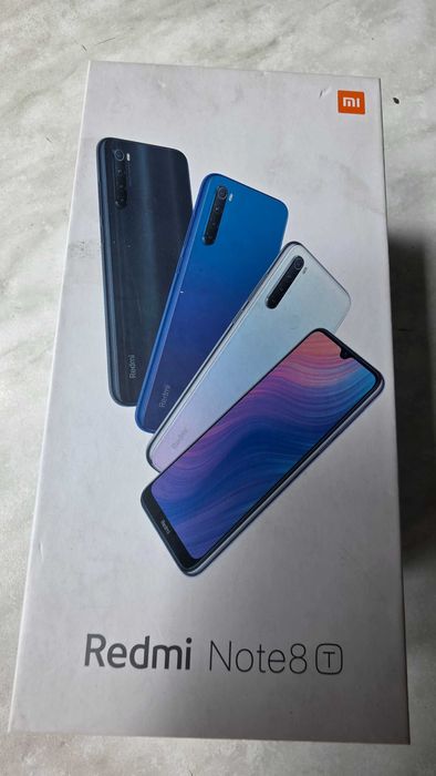 Telefon XIAOMI REDMI NOTE 8T, czarny + etui + szkło hartowane, 4/64 GB