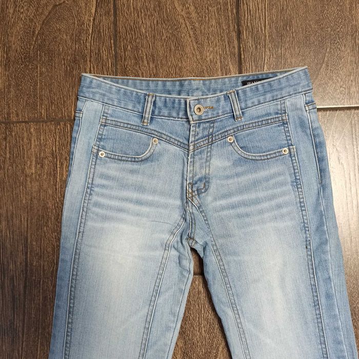 Брендовые джинсы JEAN LOUIS Италия! Оригинал! Голубые Клеш Женские