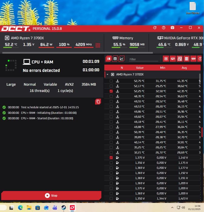 Pc gamer - Ryzen 7 3700X | RTX 3060 TI | 16GB