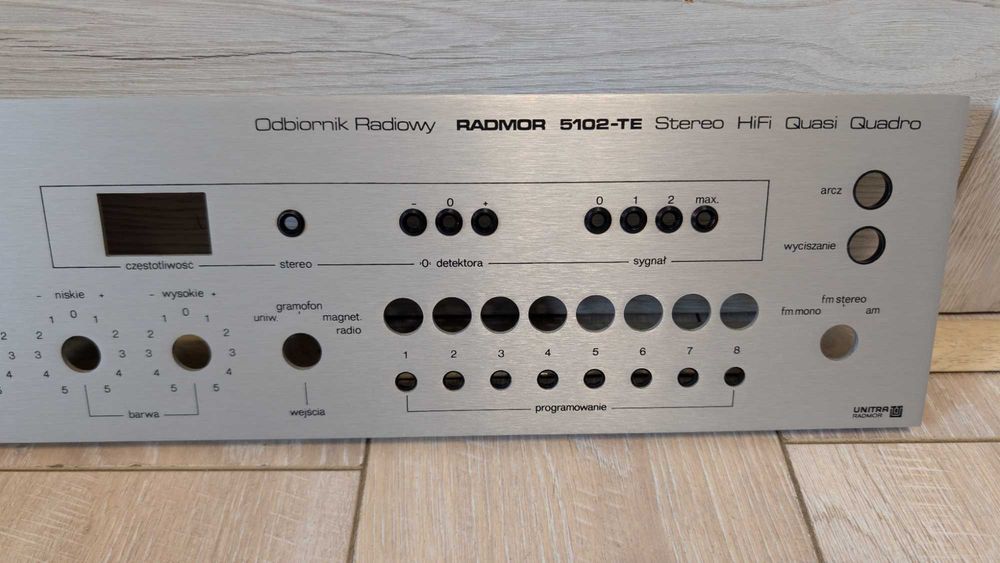 Amplituner Radmor 5102 TE SREBRNY PANEL ! STAN Idealny ! Okazja Unitra ...