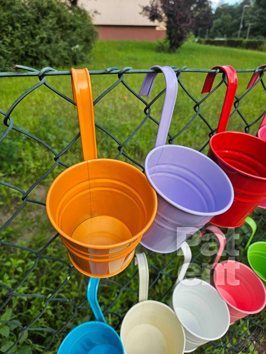 Doniczki kolorowe 10 sztuk na rośliny wiaty do ogrodu na balkon taras