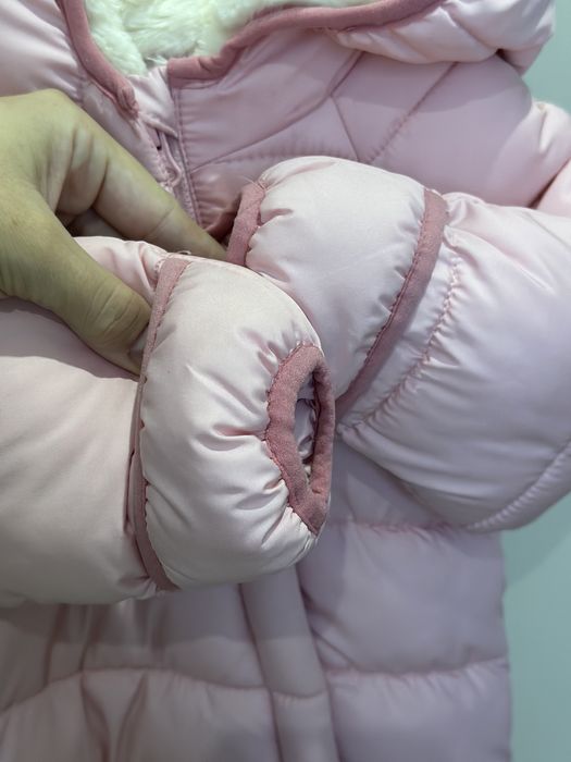 Дитячий зимовий комібнезон для дівчинки