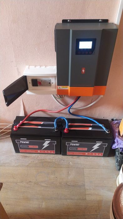 Системи безперебійного живлення під ключ/Інвертори монтаж