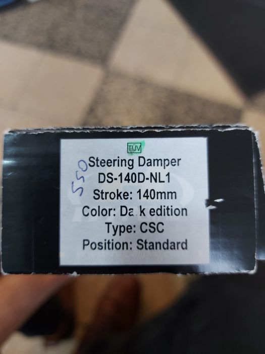 Amortecedor direção Hyperpro CSC 140 com kitmm