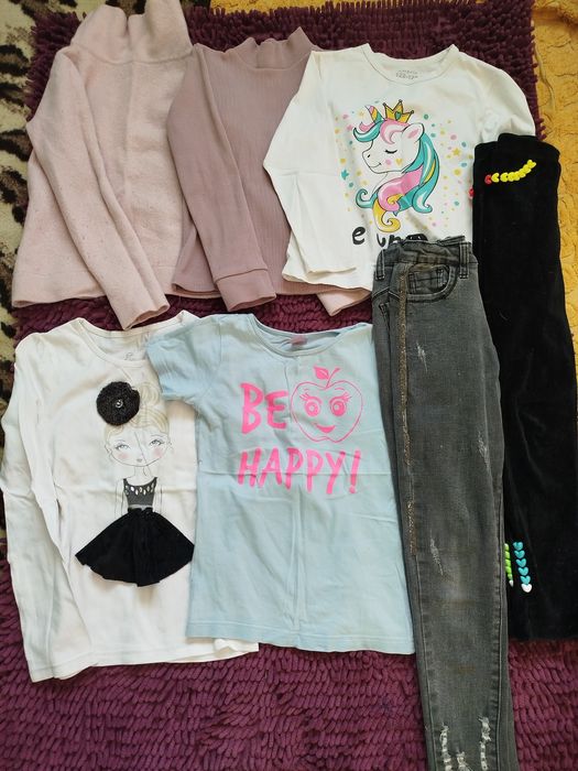 Пакет одягу для дівчинки 116-122 см