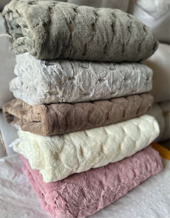 Пледи-покривало шиншила розмір 220-240см