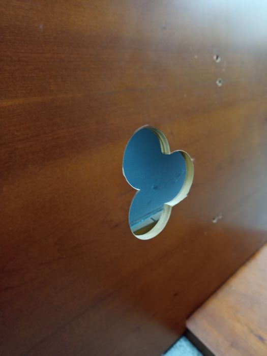 Painel de parede para LCD com apoio para box