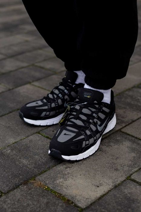 Мужские кроссовки Nike P-6000 "Black/Grey" Gore-Tex. Размеры 41-45