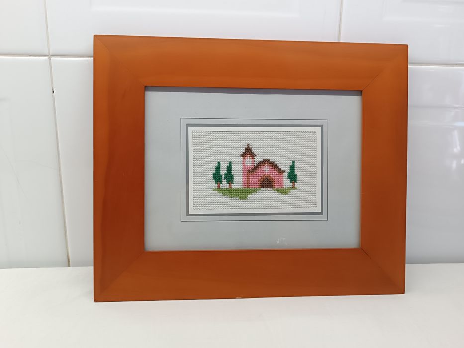 Cross-Stitch Picture. Handmade