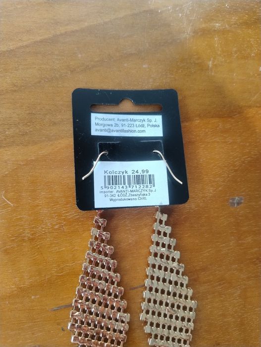 Nowe długie kolczyki Avanti