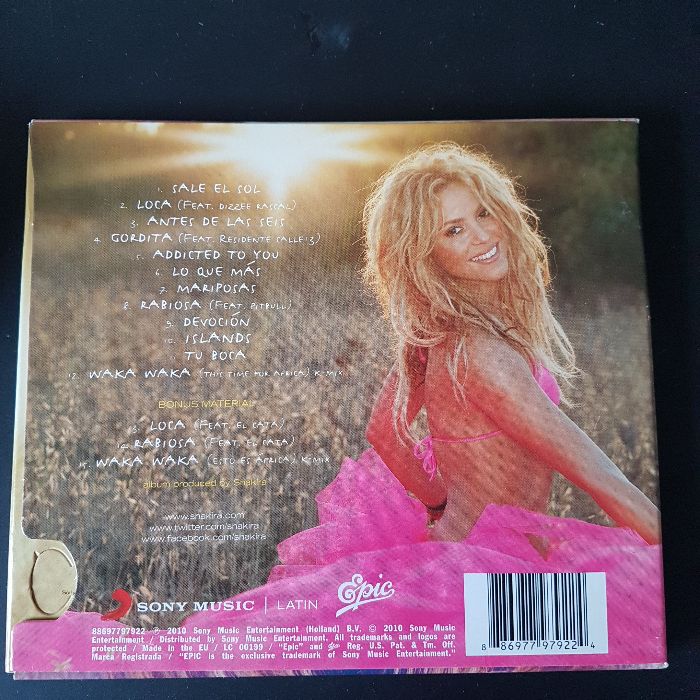 Album Płyta CD Shakira Sale El Sol