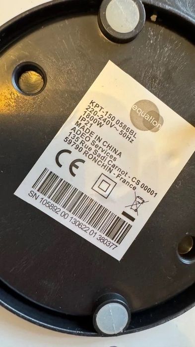 Sprzedam ceramiczny termo wentylator EQUATION KPT-150 0586BL