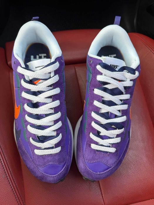 (БЕЗ ПЕРЕДОПЛАТИ) Nike x Sacai VaporWaffle Purple найк сакай вапорвафл фіолетові